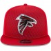 Men's Atlanta Falcons New Era Red 2017 Color Rush 9FIFTY Snapback Adjustable Hat 2764176